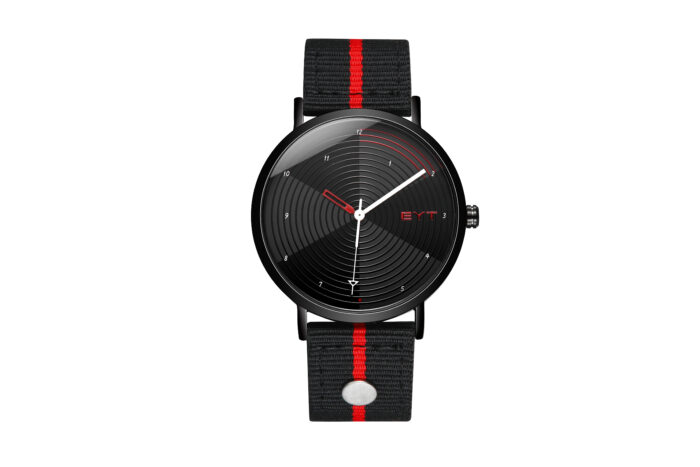 RELÓGIO MOD K8050 MOSTRADOR. PRETO, PULS. PRETA E VERMELHA