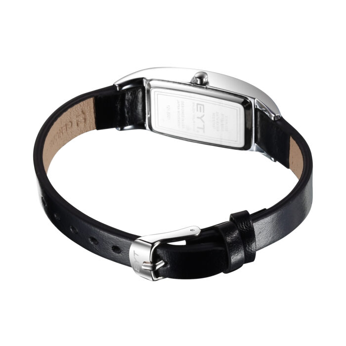 RELÓGIO MOD 3921L CAIXA PRATA, MOSTRADOR BRANCO, PULSEIRA PRETA - Image 4
