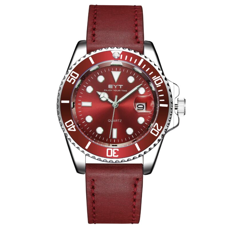RELÓGIO MOD S3961G CX PRATA, MOSTRADOR E PULSEIRA VERMELHOS