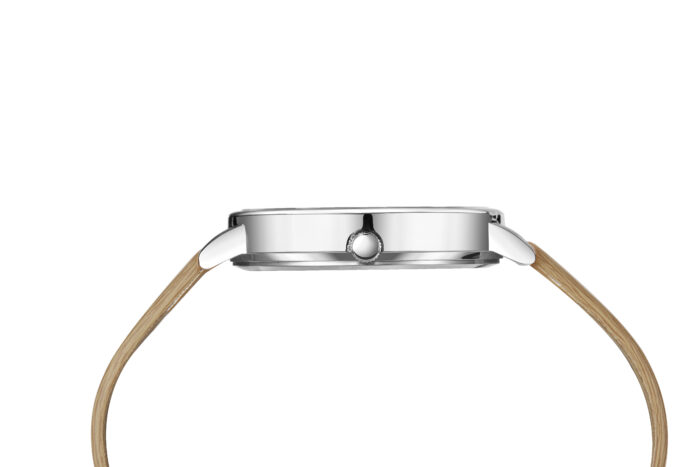 RELÓGIO MOD K0078L CAIXA PRATA, MOSTRADOR MARROM, PULSEIRA MARROM - Image 3