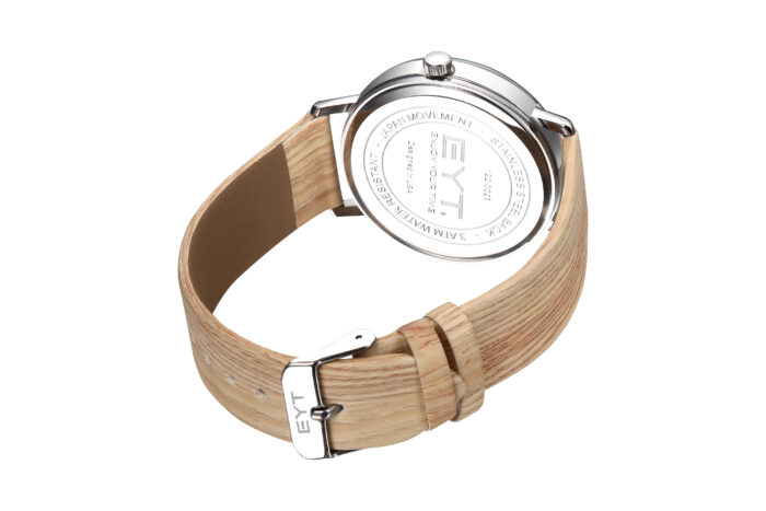 RELÓGIO MOD K0078L CAIXA PRATA, MOSTRADOR MARROM, PULSEIRA MARROM - Image 4