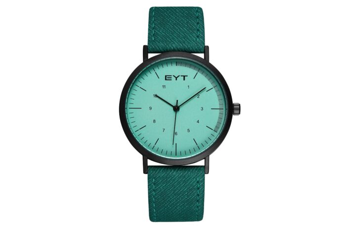 RELÓGIO MOD K8020L CX PRETA, MOSTR. VERDE CLARO, PULS. VERDE