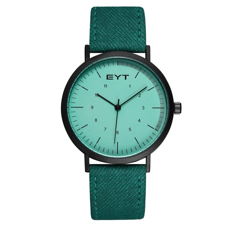 RELÓGIO MOD K8020L CX PRETA, MOSTR. VERDE CLARO, PULS. VERDE