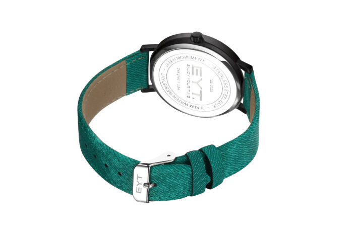 RELÓGIO MOD K8020L CX PRETA, MOSTR. VERDE CLARO, PULS. VERDE - Image 3
