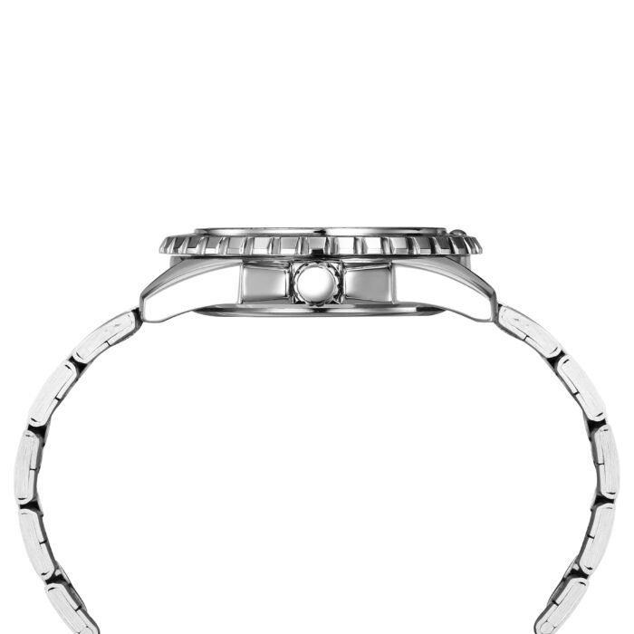 RELÓGIO MOD S3899G CAIXA PRATA, BEZEL PRETO, MOSTRADOR PRETO, PULSEIRA PRATA - Image 3