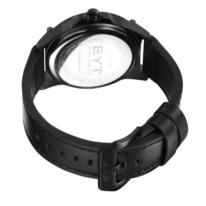 RELÓGIO MOD D6838G CAIXA PRETA, MOSTRADOR PRETO, PULSEIRA PRETA - Image 3