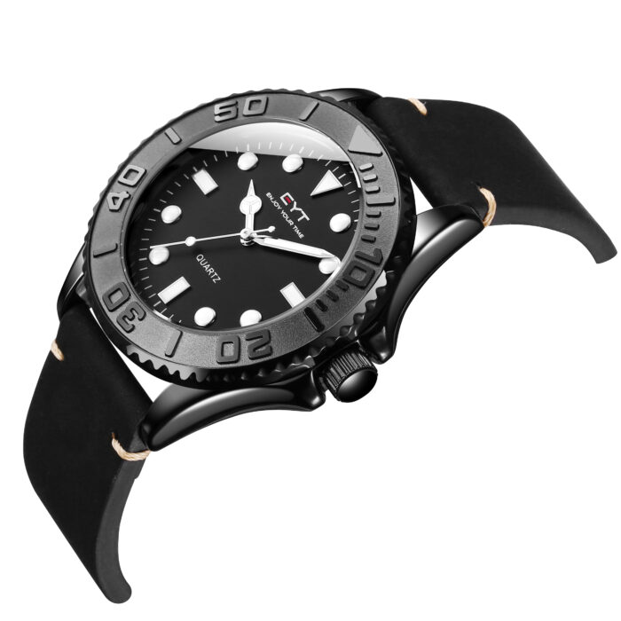 RELÓGIO MOD D6838G CAIXA PRETA, MOSTRADOR PRETO, PULSEIRA PRETA - Image 2
