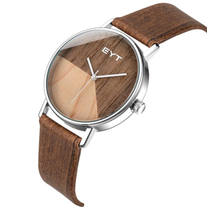 RELÓGIO MOD K0079L CAIXA PRATA, MOSTRADOR MARROM ESCURO E CLARO, PULSEIRA MARROM ESCURO - Image 2